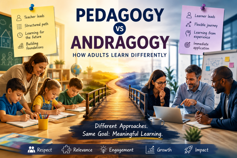 Pedagogy vs Andragogy