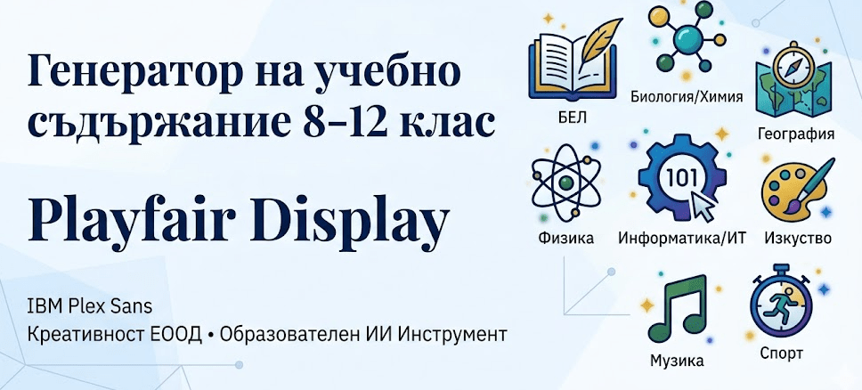 Учебно съдържание