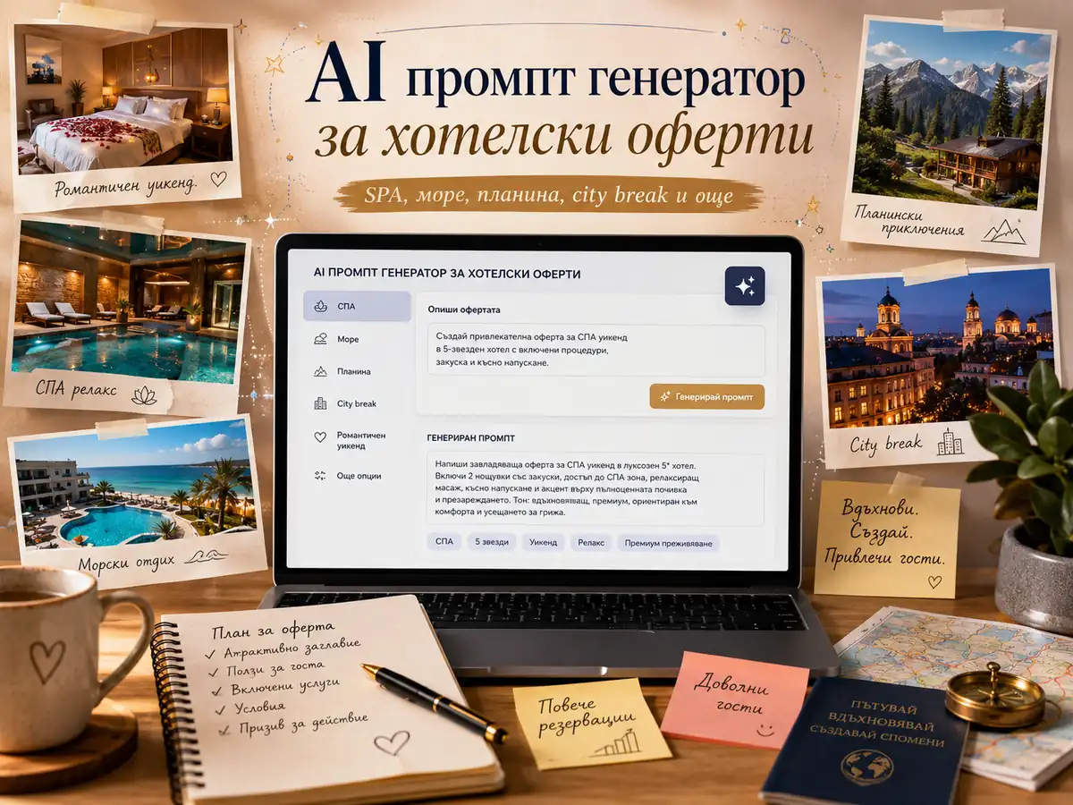 AI за хотелски оферти