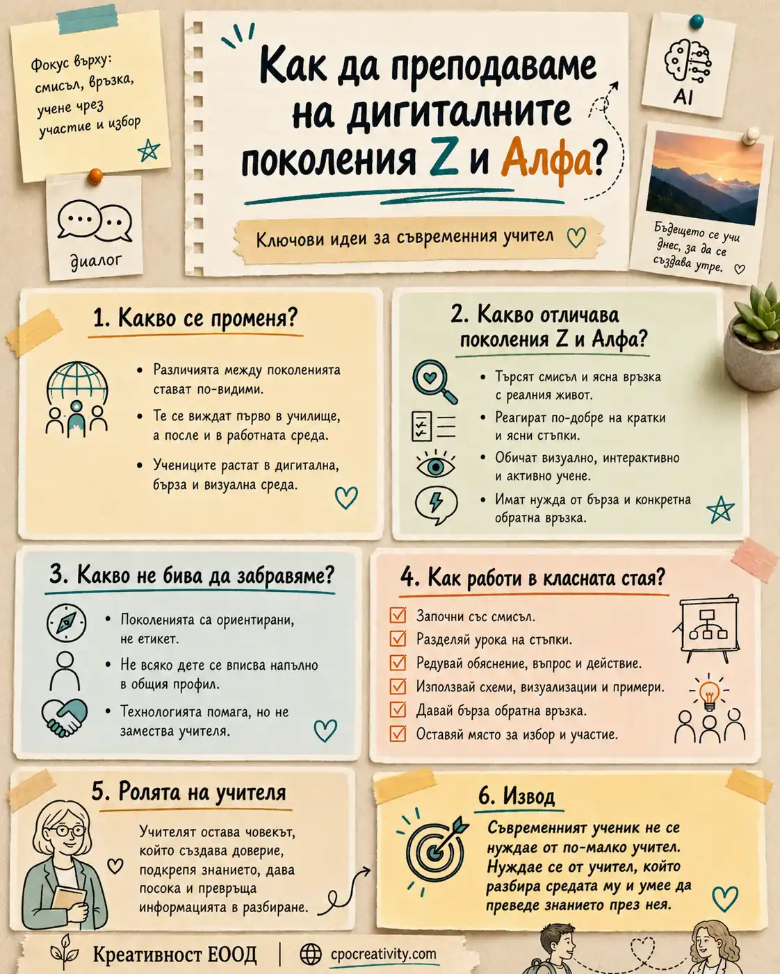 Учители обсъждат подходи за преподаване на дигиталните поколения Z и Алфа
