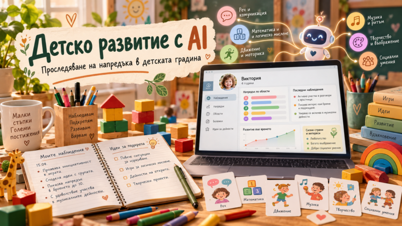 Детско развитие с AI_ Топла учителска работна среда